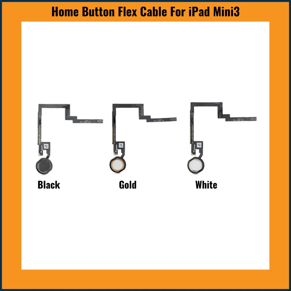 

10PCS/Lot Pulled Quality Home Button Flex Cable Compatible For iPad Mini 3