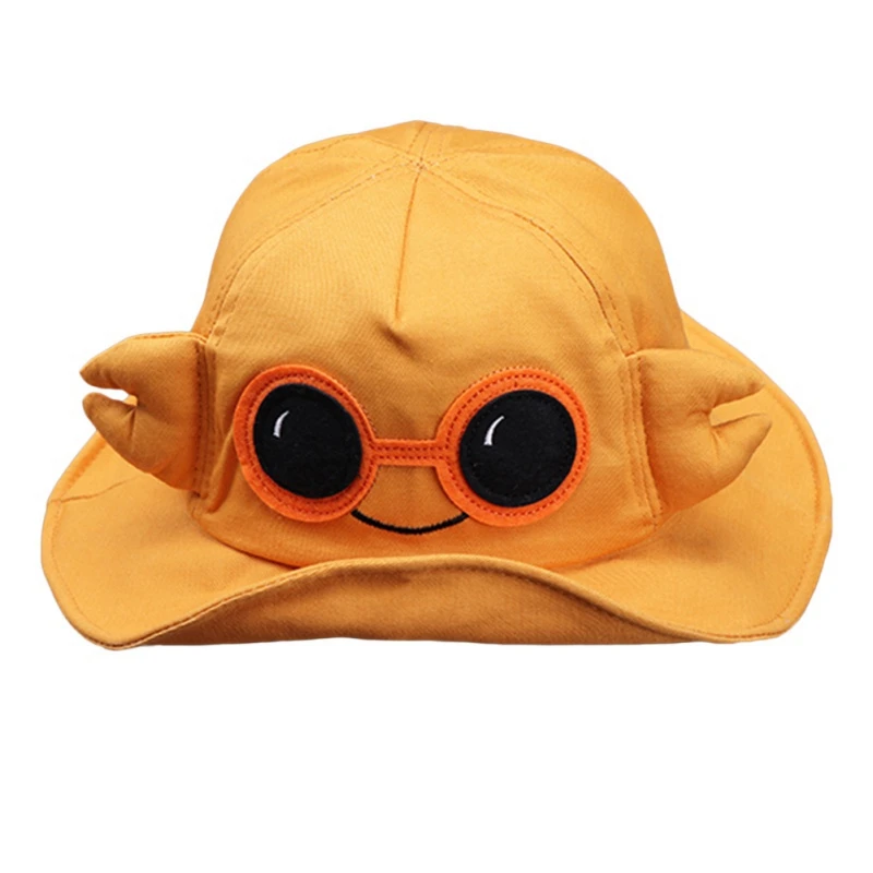 Панама для мальчиков и девочек детская пляжная с мультяшным рисунком летняя