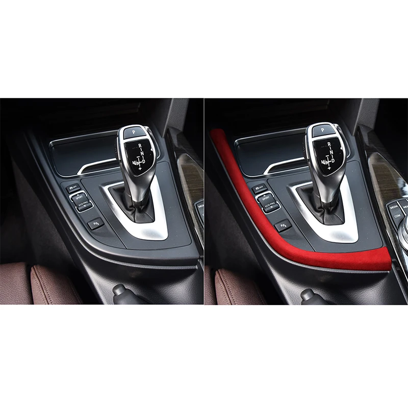 

Для BMW F30 F31 F32 F34 F36 3gt 2013-2019 Алькантара автомобильные аксессуары ABS центральное управление переключение передач Панель полоса крышка