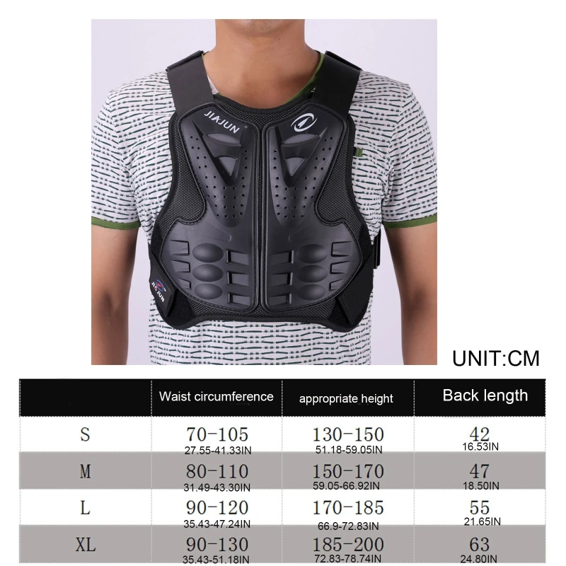 

MOLE Adult Dirt Bike Body Armor Protective Gear Chest Back Protector Protection Vest
