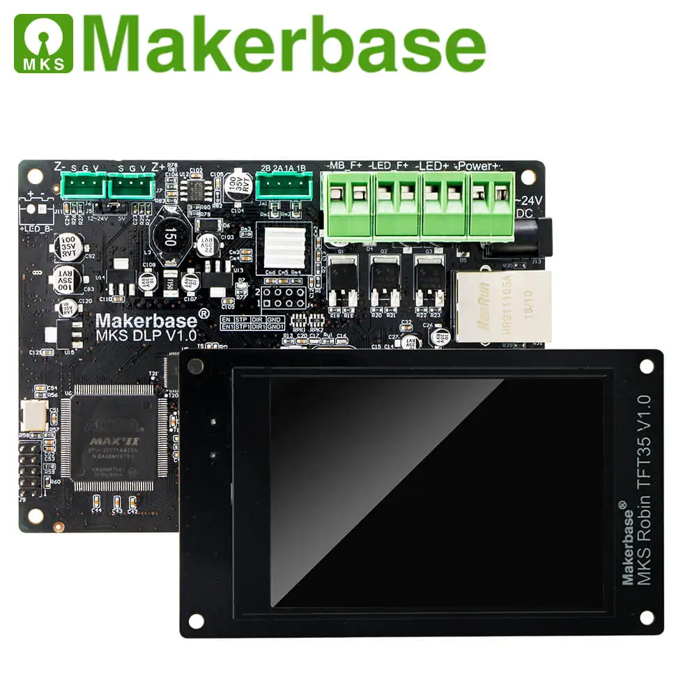 

Makerbase MKS DLP SLA UV LCD Resin 3D Printer Off-Line control board Photocuring TFT35 Display 2K sharp Screen 3D Printer parts