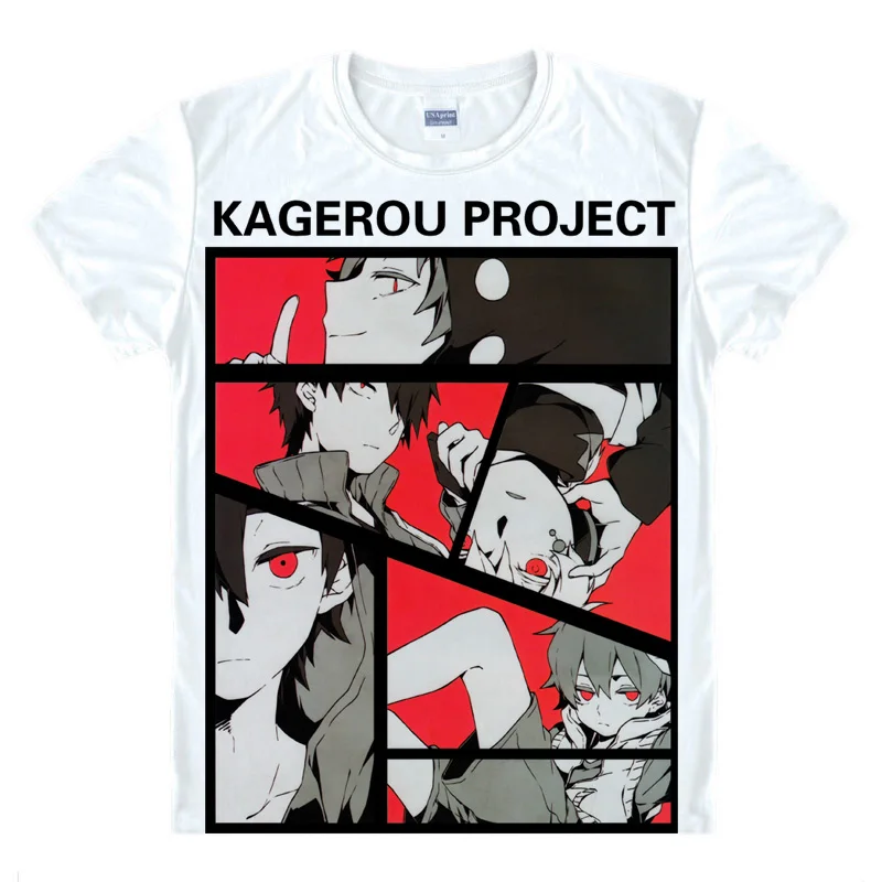 Kagerou Project Kido футболка с принтом Мужские Забавные футболки Аниме Модные топы Seto