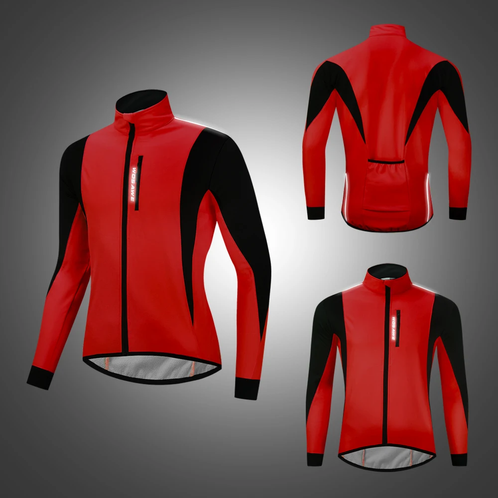 Водонепроницаемая ветрозащитная велосипедная куртка WOSAWE мужские ветровки