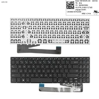 us qwerty new replacement keyboard for asus x560 x560ud yx560 yx560u yx560ud laptop black no frame
