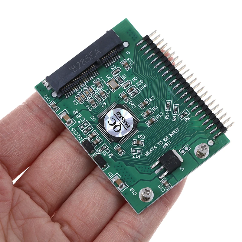 Адаптер mSATA SSD на 44Pin IDE адаптер конвертер карты для ноутбука|Компьютерные кабели и