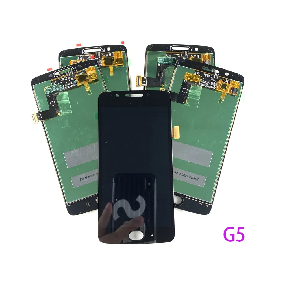 

10 Piece/lot LCD For Motorola Moto G5 XT1672 XT1676 LCD Display Touch Screen Digitizer Replacement For Moto XT1670 Assembly G5