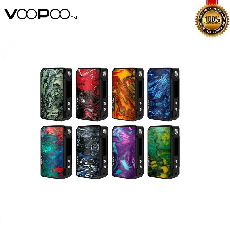 Оригинальный VOOPOO DRAG Mini Platinum TC Box Mod 117W 4400mAh аккумулятор GENE. FIT Chip электронная