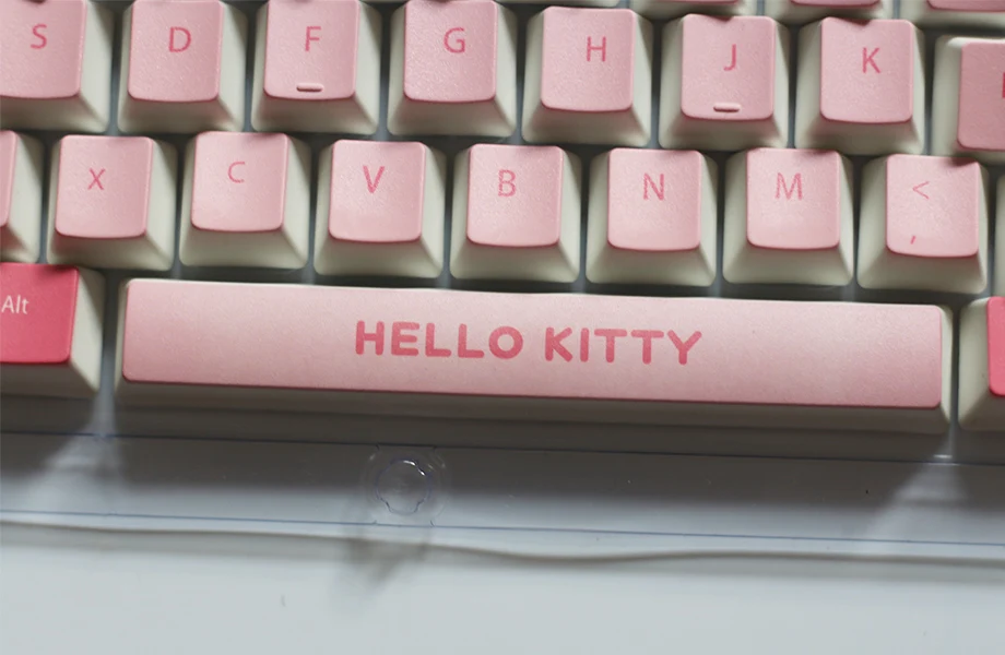 Мультяшная Кепка 104 клавиш PBT с подсветкой, колпачки для ключей Cherry Mx, колпачки для ключей с клавишами, съемник для механической клавиатуры