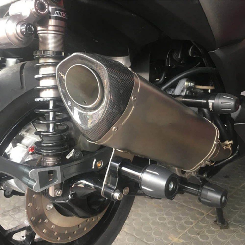 Мотоциклетная выхлопная система глушитель колесо слайдер защита от падения для