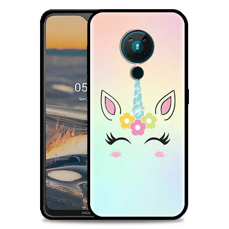 

Cute Unicorn Phone Case for Nokia 5.4 1.4 7.2 5.3 2.3 3.4 3.2 4.2 2.4 8.3 5G TPU Phone Cover Luxury Coque Capa Shell Caso Fundas