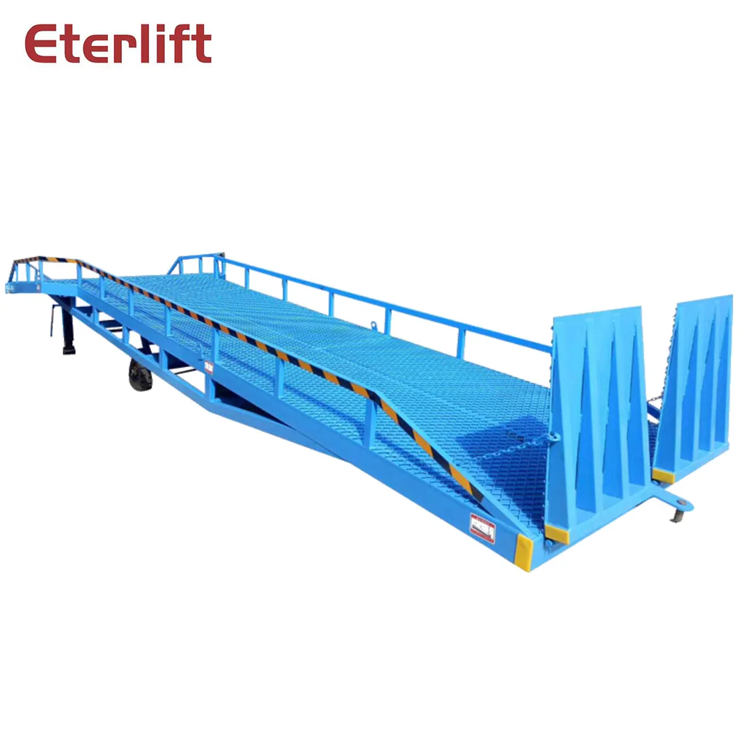 Мобильная док станция для погрузки контейнеров рампа двора поддержка