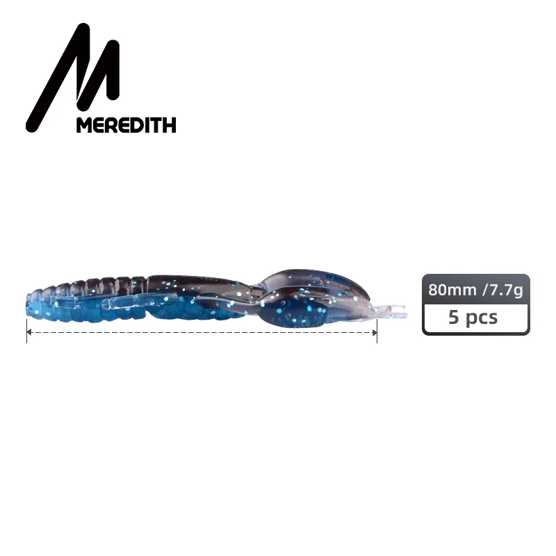 Рыболовные приманки MEREDITH DoliveCraw 8 см/7 7 г 5 шт. Мягкая приманка черви рыболовная