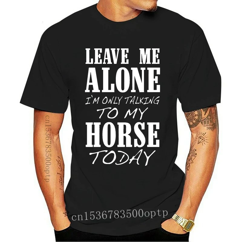 

New LEAVE ME ALONE - Unisex Cotton T-Shirt Tee Shirt