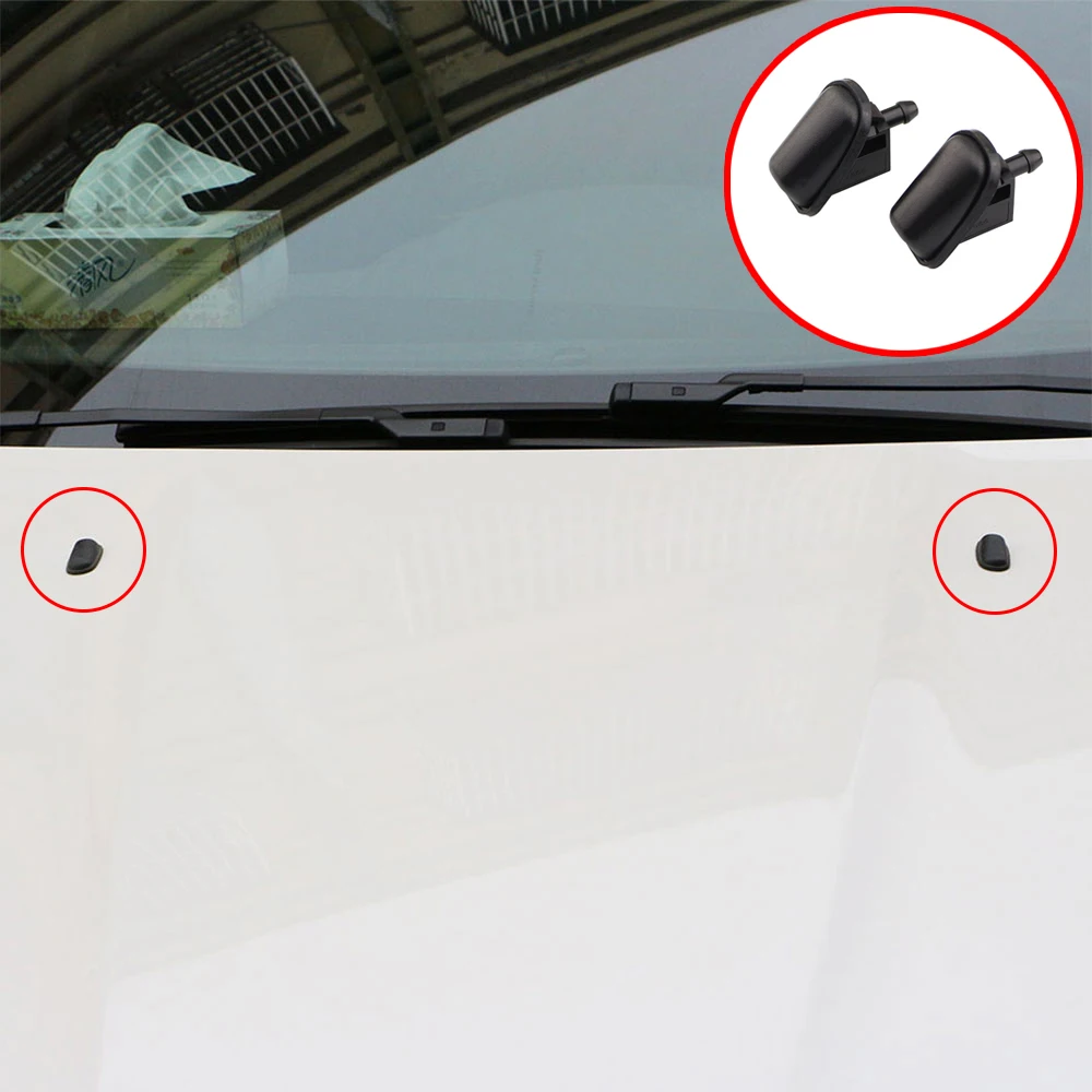 2 шт. детали для дворников веер автомобиля водяной спрей насадка мытья ветрового