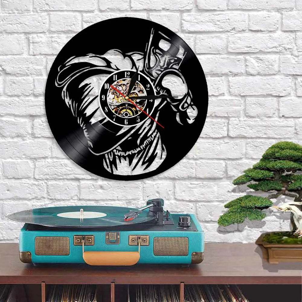 Боксерские настенные часы с виниловой пластиной боксерские декор для мальчиков