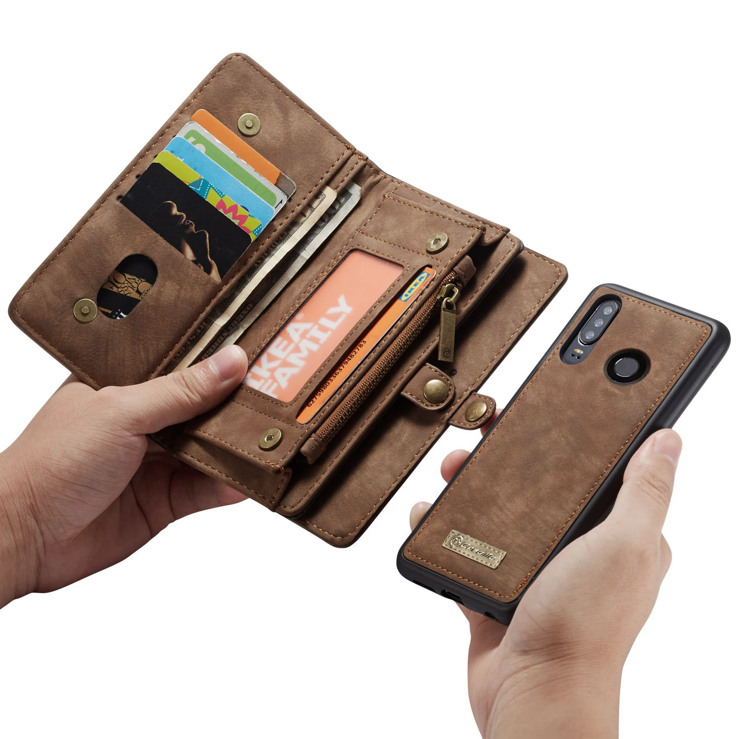 Роскошный кожаный флип-чехол для Hawei mate20 p30 p20 pro lite футляр чехол телефона