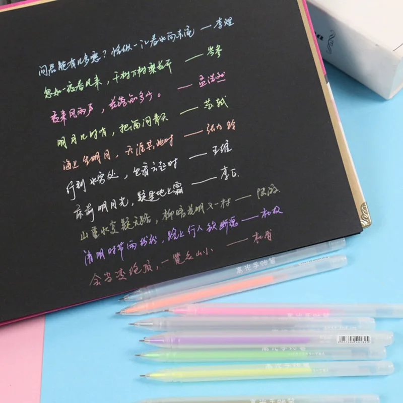 10 шт. цветов милые гелевые ручки для рисования креативные художественные девочек