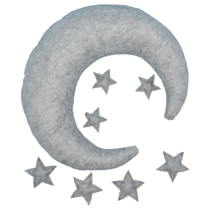 

Baby Posing Moon Pillow Stars Set Newborn Infant Photography Photo Shooting Prop