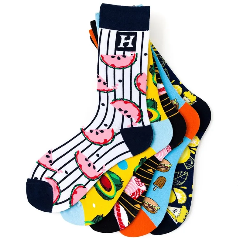 DOIAESKV смешные мужские носки хлопок Personalty унисекс уличные Crew Socks новинка пара Harajuku