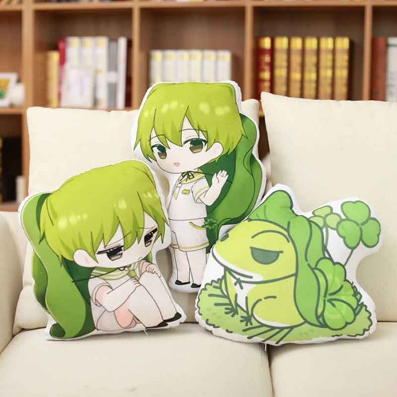 Японская кавайная повседневная игра путешествия лягушка подушка животное