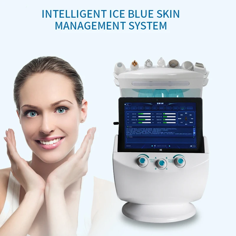 

Аппарат для дермабразии Hydra Ice Blue Magic Mirror Oxygene, Профессиональный аппарат для ухода за кожей