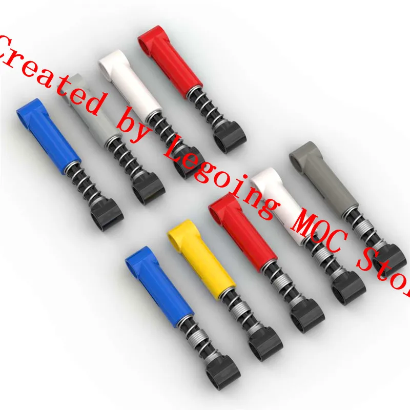 

Science and technology automobile building block moc-76138 + 76537 hard spring soft shock absorption connector ev3 assembly toy