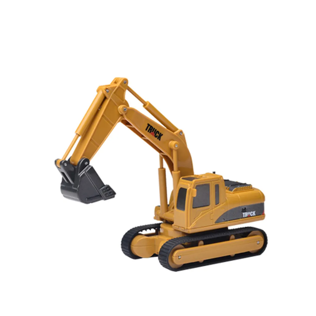 2.4G Simulation toy RC excavator toys with Musical and light Children's Boys RC truck Beach toys RC Engineering car tractor