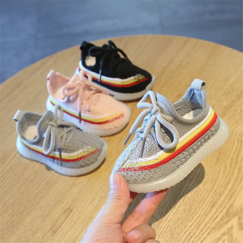 DIMI/2019 г. Осенняя обувь для маленьких мальчиков и девочек дышащая сетчатая