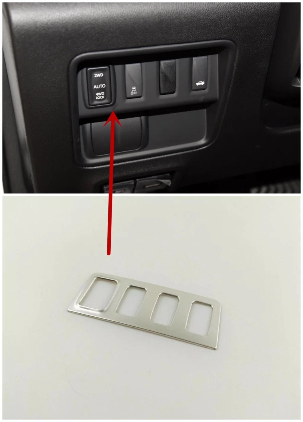 Детектор Стик Стайлинг крышка из нержавеющей стали Передняя головка