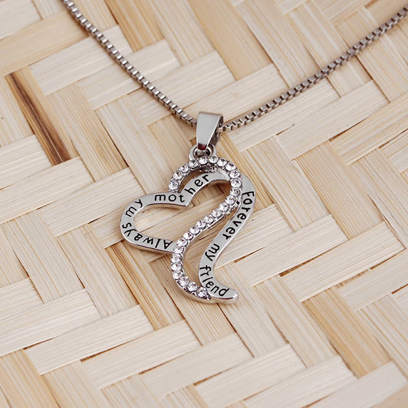 Цепочка с подвеской в виде букв всегда моя мама навсегда мой друг ожерелье