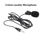 Петличный мини-микрофон, микрофон 3,5 мм с креплением на лацкане, для записи смартфонов, IPhone, Android, ПК, ноутбуков