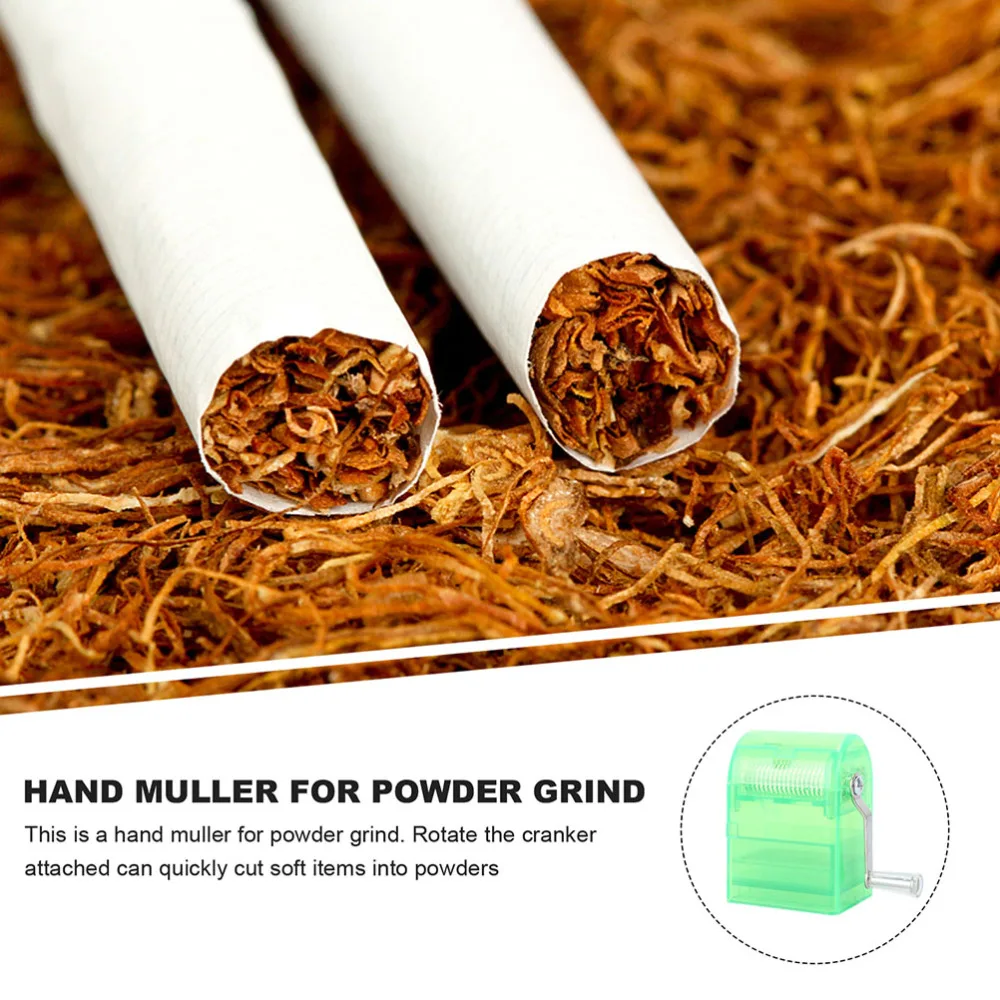 

Hand Crank Tobacco Grinder Acrylic Hand-operated Herb Grinder Hand Muller