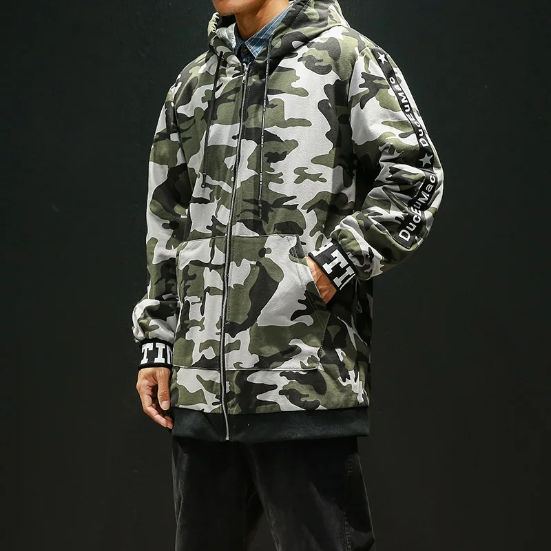 Прямая поставка мужские повседневные мешковатые куртки с капюшоном 2019 осенние