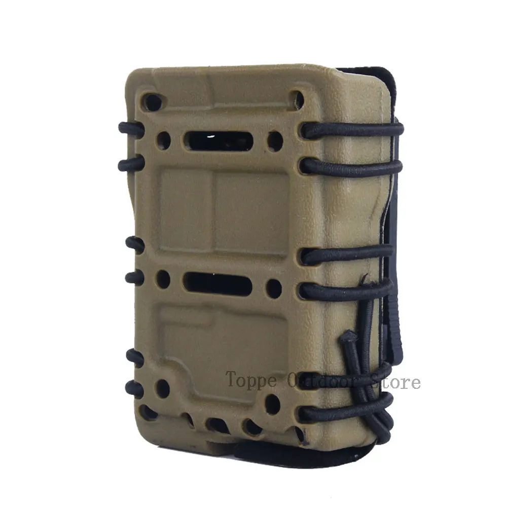 

TOtrait M4 AR15 556 5.56 223 Magazine Pouch 5.56mm Tactical MOLLE Belt Scorpion Adjustable Holster Mag Carrier Case EM6373