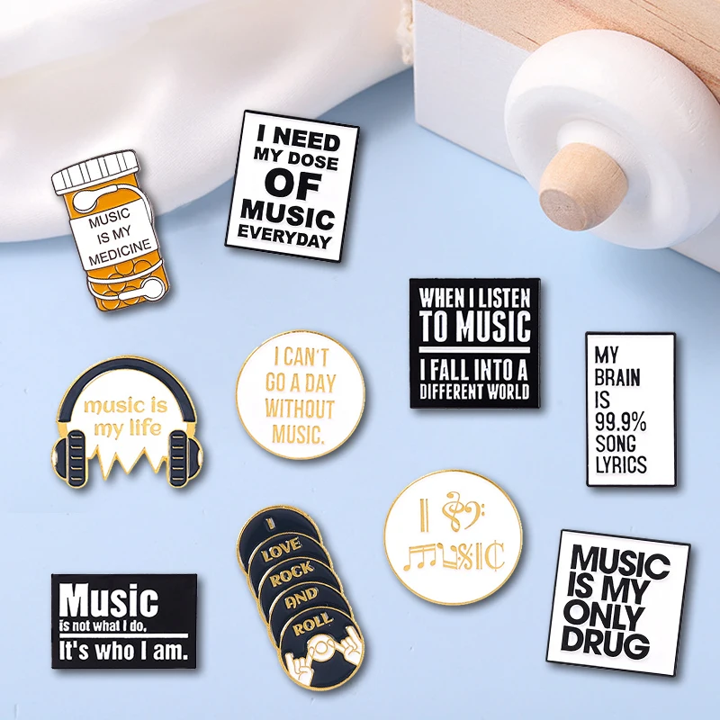 

Creative Trendy Personalized Text Oil Drop Lapel Brooch Badges Pin Denim Bag Gift Men Women Fashion Jewelry Clothes Decoration