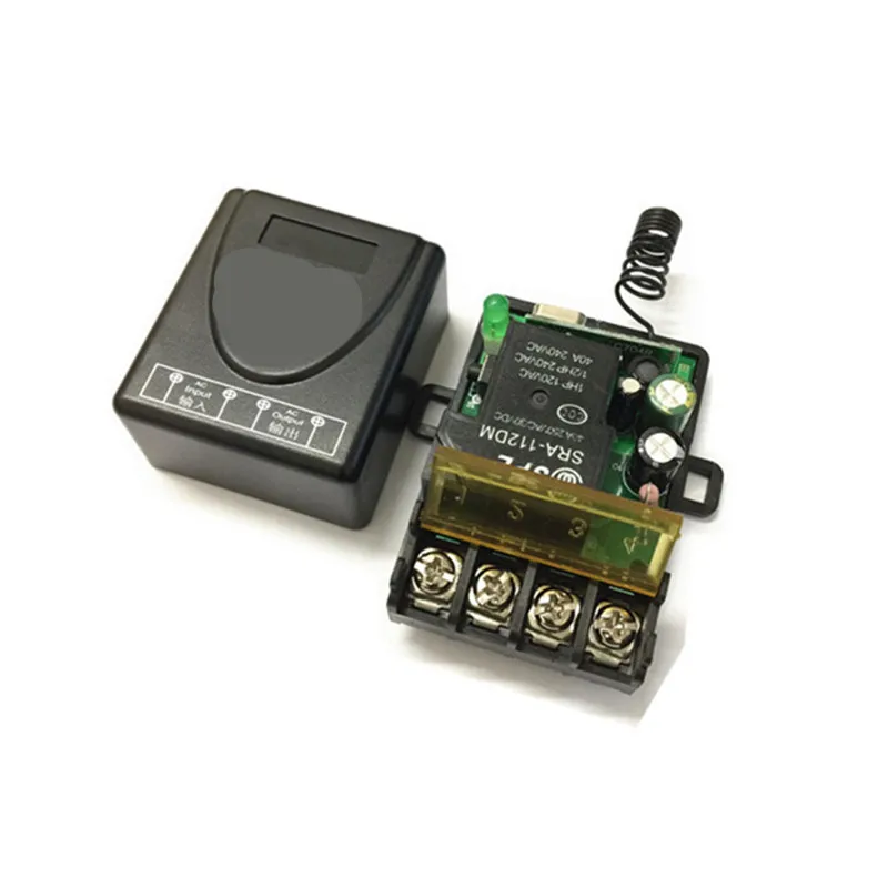 433 МГц RF реле беспроводной пульт дистанционного управления Модуль приемника AC 220