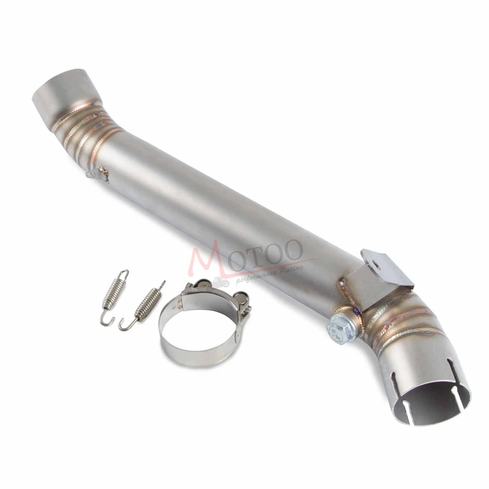 Глушитель выхлопной трубы мотоцикла среднее звено двигателя скользящая круглая