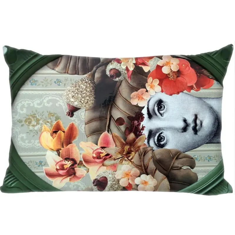 Новое поступление, Лучший милый чехол для подушки rosenthal Piero fornasetti, прямоугольная Наволочка на молнии, индивидуальный чехол для подушки 45x35 см(с одной стороны), Прямая поставка