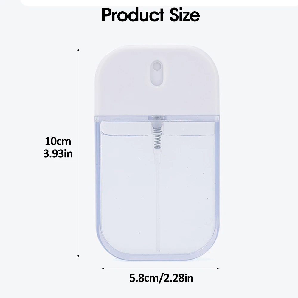 

Travel High-Pressure Press Fine Mist Spray Bottle Portable Alcohol Disinfectant Bottled Perfume Hand Sanitizer Bottled Container