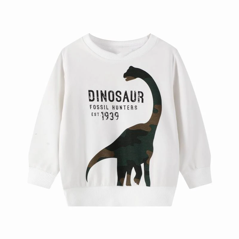 

Jumping Meters Cartoon Print Baby Boys Dinosaur Hoodies Sweatshirts For Spring Autumn Kids Boys T-Shirts Cotton Clothes 2-7Years