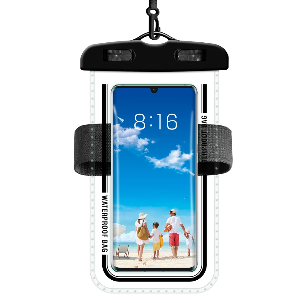 Водонепроницаемый чехол для телефона дайвинга плавания подводного сухого