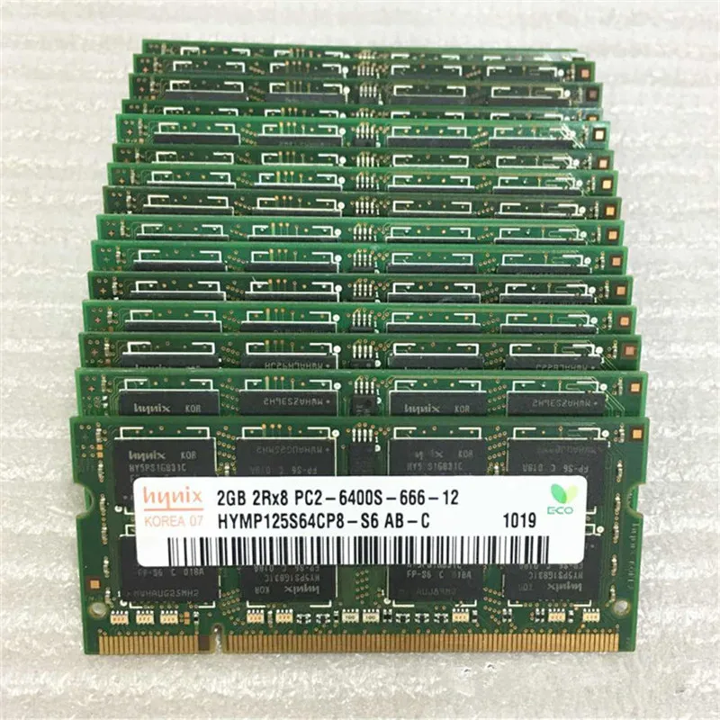 Для ноутбука Hynix ddr2 2 ГБ 800 МГц RAM Гб 2Rx8 PC2 6400S 666 12 Память S DDR2 Гб|Оперативная память| |