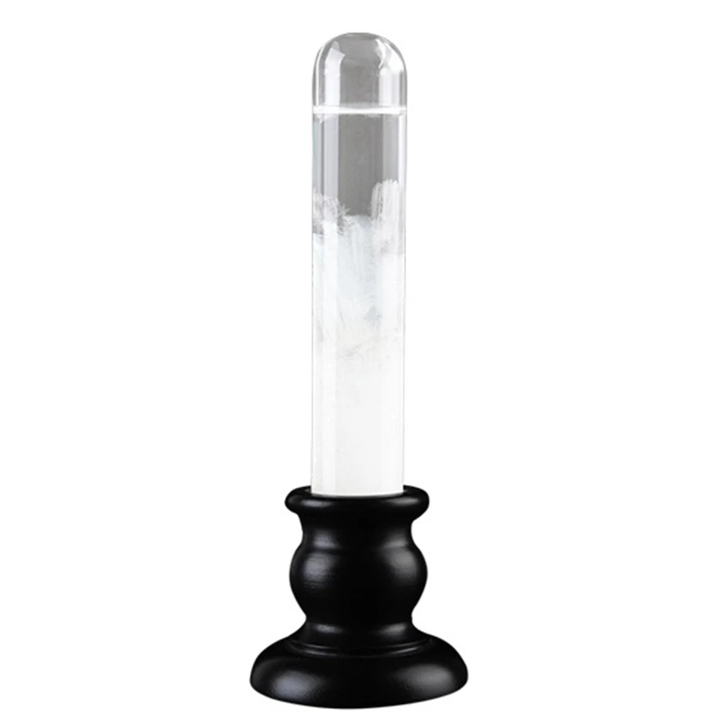 Прозрачный ливень Стекло прогноз погоды бутылка мини жидкие часы для Украшения