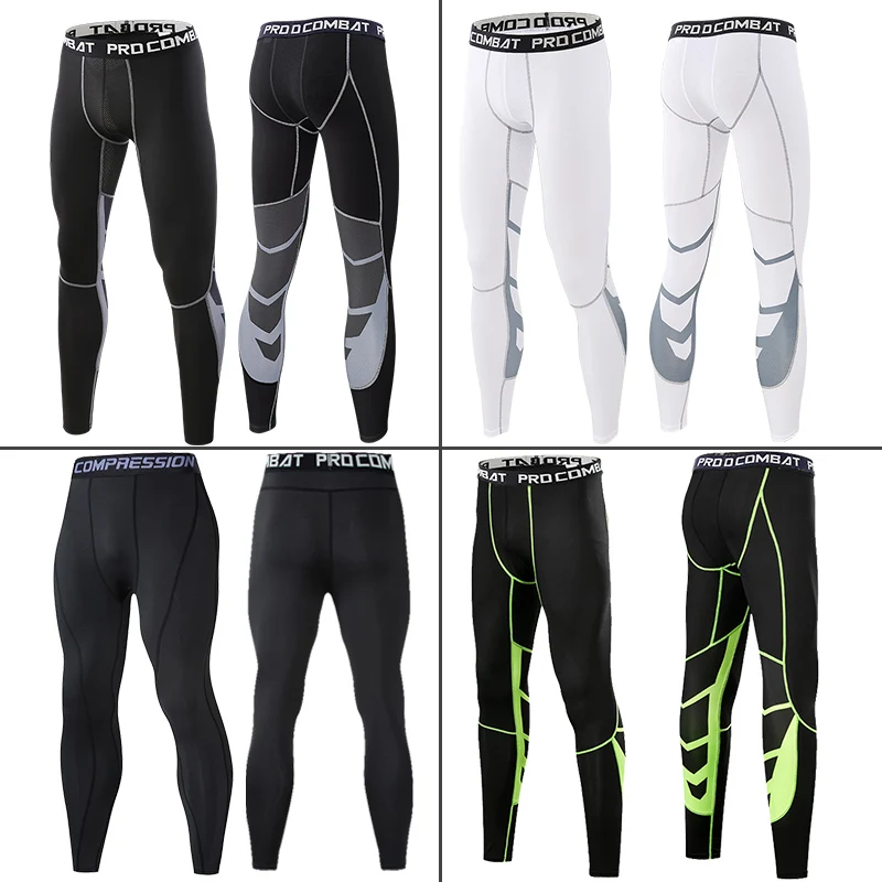 

Gym Exercise Fitness Clothing For Men's Compression Sportswear Suits Black Running Tracksuit Set Jogging Training Tights Dry Fit