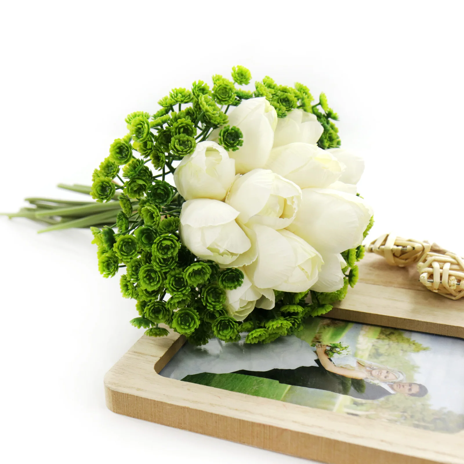 12 шт. цветок тюльпана искусственный букет поддельные цветы для свадьбы День