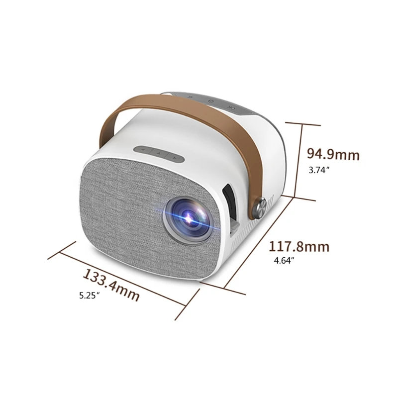 

3XUE 1080P Mini Projector Replace Television Home Projector For Mobile Smartphone PC AV Multimedia Support