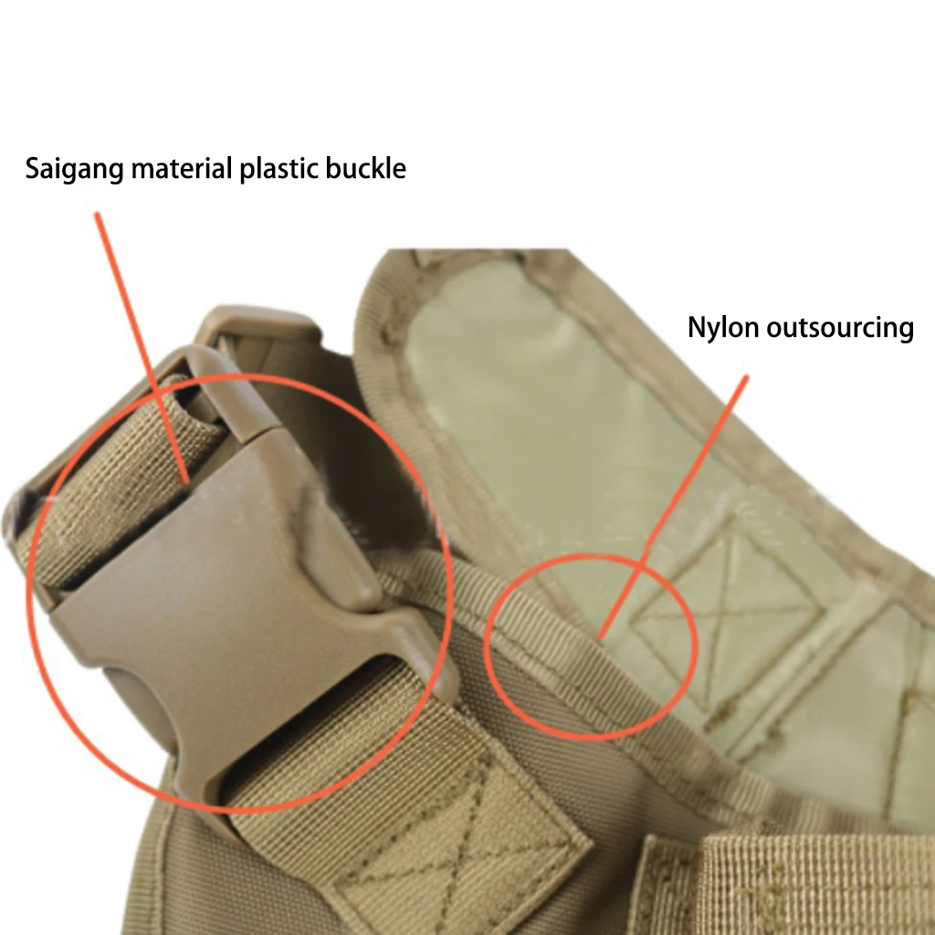 K9 военный тактический жилет для собак нейлоновый банджи-поводок поводок