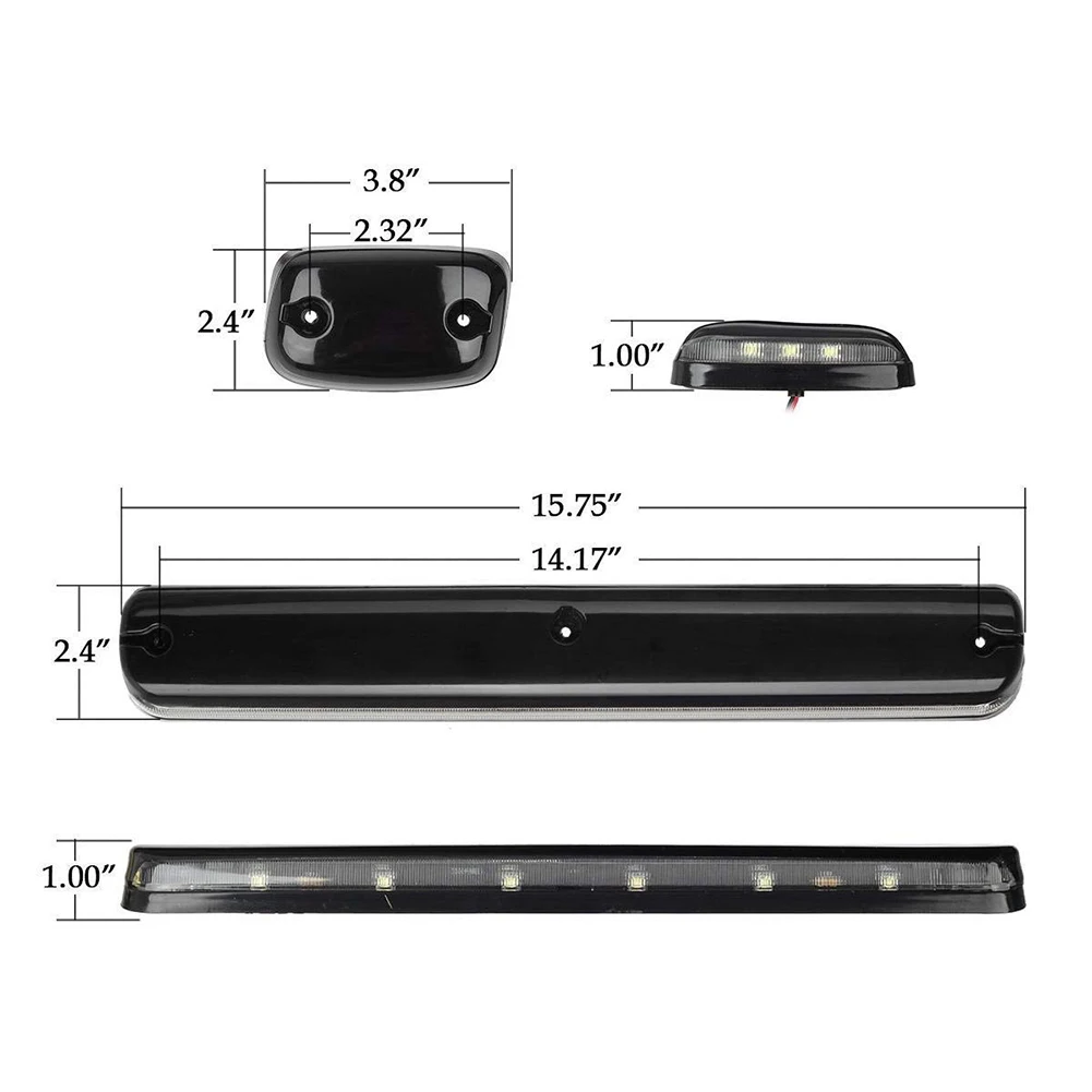 3pcs Car Truck CAB Roof Top Marker Running Lamps LED Lights For Accessories Cab | Автомобили и мотоциклы