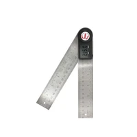 farway digital protractor high precision 0 01 360 rotation locking measuring angle stainless steel ruler protractor am10