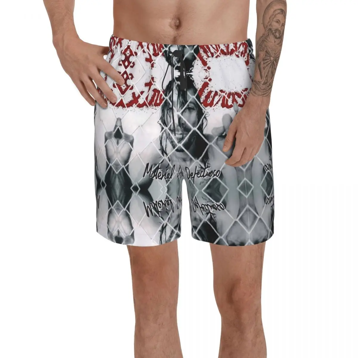 

Promo Extremoduro Publicacion 2011 Discografica Anime Beach Breathable Quick Dry Cute print R251 Casual Male Shorts